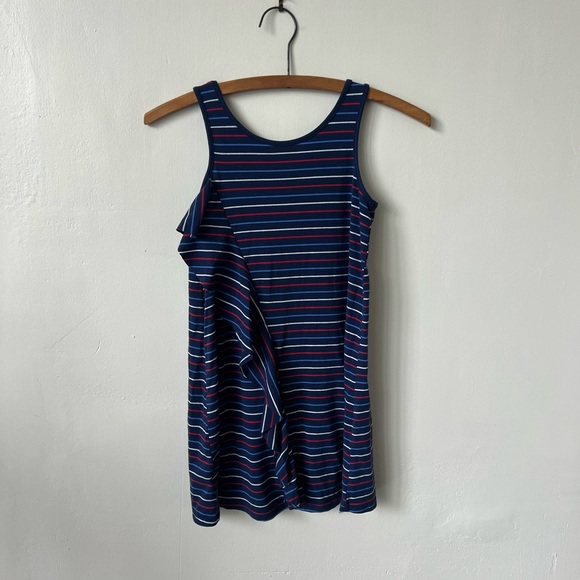 Cat & Jack Red White Blue Ruffle Dress - Picture 5 of 6
